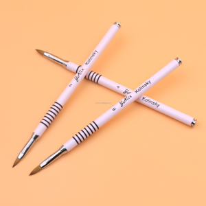 Набор высококачественных кистей для дизайна ногтей из колинского ворса, размеры 2, 4, 6, профессиональные кисти для рисования и линейной работы, металлическая ручка - Product Image 4