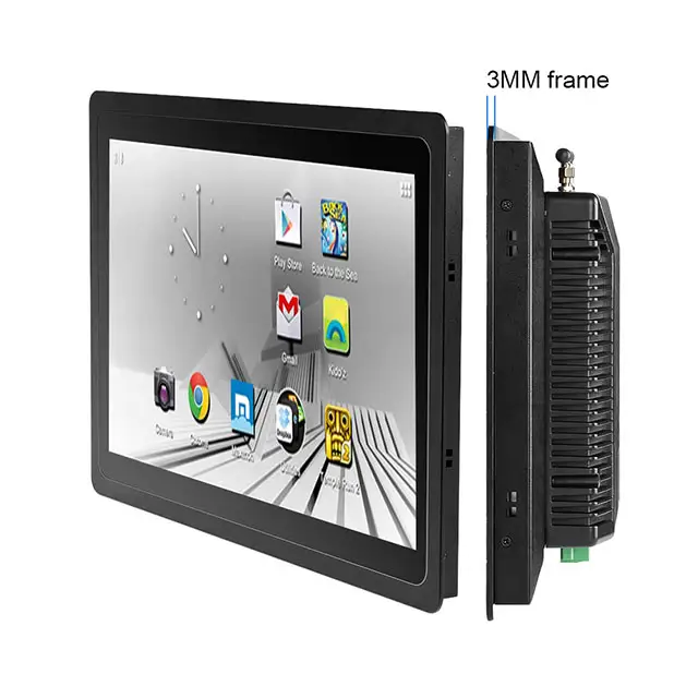 19 Inch Touch Panel PC Rugged Tablet Android Embedded Wall Mounted Industrial Monitor Fanless Panel PC All In One Industrial Pc