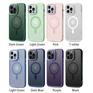 Custom Translucent Frosted Phone <strong>Case</strong> <strong>for</strong> <strong>iPhone</strong> 15 14 15 Pro Max Plus with Magnetic Fit Comfortable Skin Feel - Product Image 6