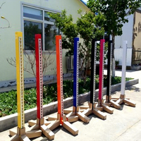 Support de saut en aluminium de différentes couleurs pour l'entraînement au saut d'obstacles pour chevaux
