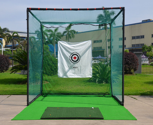 <span class=keywords><strong>Cage</strong></span> d'entraînement <span class=keywords><strong>de</strong></span> <span class=keywords><strong>golf</strong></span> 3m*3m en acier et PE, ambidextre, pour la <span class=keywords><strong>pratique</strong></span> du swing et du driving - Product Image 6