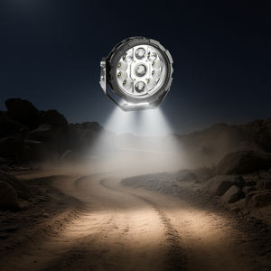 PL2410G1BW Lampe de travail LED 7 pouces 140W Éclairage tout-terrain Télécommande Alliage d'aluminium IP68 5000K Lumière du jour - Product Image 2