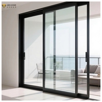 Portes coulissantes de balcon modernes en aluminium NFRC, double vitrage, verre trempé, insonorisées, pour extérieur – Offre Spéciale
