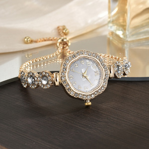 Nuevo Reloj Deportivo de Lujo para Mujer con Esfera de Girasol con Diamantes, Cronógrafo, Correa Delgada y Aspecto Elegante - Product Image 6