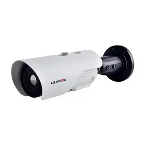 LS Kamera Peluru Pemantau Suhu 400X300 Piksel, Kamera Termal Gudang Deteksi Bencana Api