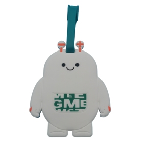 Custom Cute Cartoon PVC Luggage Tag for Kids Travel <b>Suitcase</b> Bag Decoration Promotion Gift PVC Lovely <b>Suitcase</b> Tags for Bags - Product Image 1