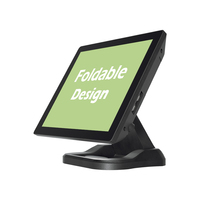 15 inch pos системы все в одном Складная epos кассовый аппарат электронные