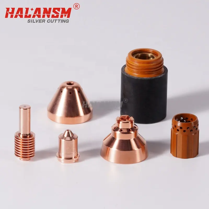 Imported copper and imported hafnium wire plasma cutting nozzle 220671 electrode 220669 shield 220673