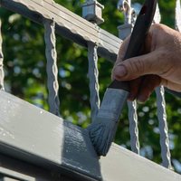 Outils de décoration pour la maison, pinceau de peinture de 70 mm, 40 % poils, 60 % filaments creux en PET et PBT avec manche ergonomique en plastique