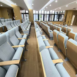 Tissu de haute qualité chaises d'auditorium modernes chaises d'église salles de conférence du gouvernement scolaire chaises en rangée cinéma bureau à domicile - Product Image 4