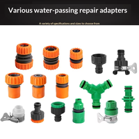 Raccord universel pour robinet de jardin, connecteur d'eau domestique, tuyaux en PE, adaptateur 1/2 pouce 3/4 pouce, installation facile, extension personnalisée