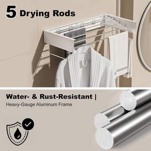 Tendedero de Ropa Plegable Vertical de Metal para Exteriores, Colgador de Pared para Almacenamiento, Diseños que Ahorran Espacio para Guardar Ropa de Niños - Product Image 3