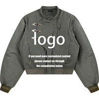 Veste bomber rembourrée à manches amovibles avec boutons-pression pour homme et femme, style universitaire, pour l'hiver