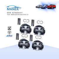 MANER A2780302317 Pièces de moteur automobile Piston avec segments pour Mercedes Benz Classe E E 250 BLUETEC 2000-2014