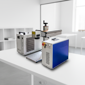 เครื่องเลเซอร์ไฟเบอร์ 20W รุ่นใหม่ สำหรับสลักกำไล แหวน จี้  ระบบระบายความร้อนด้วยอากาศ รองรับไฟล์ AI/DWG/BMP สำหรับงานเครื่องประดับแบบกำหนดเอง - Product Image 1