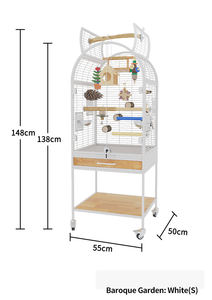 हटाने योग्य सस्ती कीमत पक्षी फीडर बहु पक्षी प्रजनन पिंजरों के लिए पक्षियों के पालतू होटल इनडोर पिंजरे - Product Image 3
