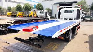 Camion de remorquage à plateau plat avec deux plateformes de levage hydrauliques, <span class=keywords><strong>pour</strong></span> le récupération de véhicules, le remorquage en cas d'accident et l'assistance routière - Product Image 6