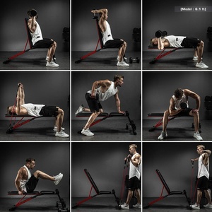 VIGFIT Foldable <strong>Weight</strong> <strong>Bench</strong> Multi Function Folding Fitness Adjustable Dumbbell Press for Home Gym <strong>Weight</strong> <strong>Lifting</strong> <strong>Weight</strong> <strong>Bench</strong> Press - Product Image 3