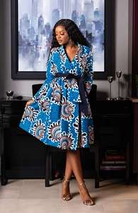 BR1665 Imprimer Riche Bazin Dashiki Top Automne Hiver Dashiki Femmes Africaines Lond Robes Vêtements - Product Image 4