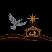 Motif de scène lumineuse LED 2D personnalisé pour l'extérieur, scène de la Nativité, décoration de Noël, Jésus, pour l'église, événement festif, affichage commercial