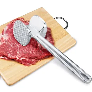 Marteau à viande Double face en acier inoxydable 48 lames aiguille viande Beaf Steak attendrisseur maillet marteau couteau outils de cuisine ménage