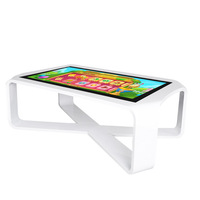 Nouvelle arrivée Table de commande de café intelligente à écran tactile Table interactive de 55 pouces pour écran LCD de restaurant Signalisation numérique