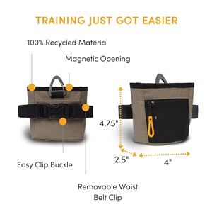 Muestra Gratis, Bolsa de Entrenamiento para Mascotas Ajustable y Manos Libres, Suministros de Entrenamiento para Mascotas, Bolsa de Aperitivos para Mascotas para Exteriores, Cómoda Bolsa de Entrenamiento para Perros - Product Image 4