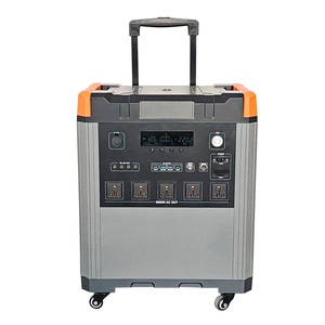 Generador de Energía Solar Portátil LANX de 5000W y 7680WH, Estación de Energía de Respaldo para el Hogar y Camping, con Ruedas para Exteriores - Product Image 1