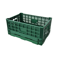 Caisse de rangement pliable en plastique empilable et emboîtable, format personnalisable 600*400*230mm, gain de place