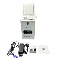 Refport DW-8602 2L Congélateur médical portable ultra basse température à refroidissement Stirling, multi-tension, en ABS, avec réfrigérant à l'hélium 1