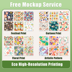 Combinaison de sommeil à fermeture éclair bidirectionnelle à imprimé animal sans pieds 6-9 mois Bébé garçon fille Pyjamas Vêtements en coton biologique - Product Image 2