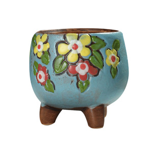 Creativo carino dipinto succulento vaso <span class=keywords><strong>di</strong></span> ceramica decorazione per la casa vaso <span class=keywords><strong>di</strong></span> <span class=keywords><strong>fiori</strong></span> per le piante - Product Image 1