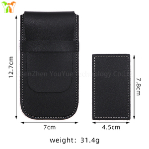 Engraved Faux Leather Rectangle Dustproof <strong>Watch</strong> Box Strap Pouch Fashion Gift PU Single <strong>Watch</strong> Storage Bag Holder Travel <strong>Case</strong> Men - Product Image 2