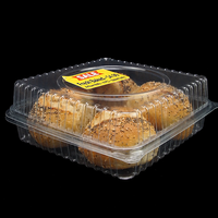 Emballage sous blister transparent en PET, boîtes à gâteaux et biscuits en blister, plateau à gâteaux en plastique