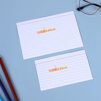 Carnet de notes autocollant robuste à lignes horizontales, bloc-notes, index, mémo, notes adhésives