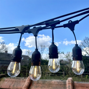 Guirnalda de Luces LED para <span class=keywords><strong>Camping</strong></span>, Navidad y Halloween, Cadena de Luces Decorativas para Jardín Exterior, Clasificación IP65, 10m de Longitud - Product Image 1