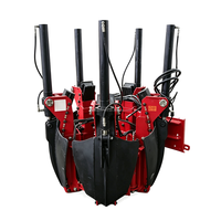 Transplanteur d'arbres hydraulique pour mini-chargeuse, idéal pour l'excavation, le déplacement et la repiquage des arbres en pépinière