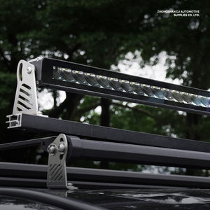 Barra de luz estroboscópica LED de fila única Aurora ámbar de 50 pulgadas y 12V, nueva Baca para coche, camión todoterreno, Tractor, SUV, 4X4, foco - Product Image 1