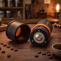 Machine à café électrique portable MAX 58 mm avec moulin à café intégré pour la maison, l'hôtel, les voyages en extérieur, rechargeable par USB, pour expresso
