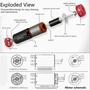 2965 3150KV Waterproof Brushless Motor High RPM DC Motor for RC Hobby Parts - Product Image 3