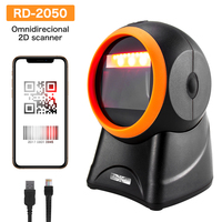 Escáner de Código de Barras Omnidireccional de Escritorio RD-2050 de Alta Calidad, 1D 2D, Código QR, DataMatrix, PDF417, Interfaz USB y COM, en Existencia