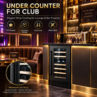 Réfrigérateur à vin intégré MinghouTall, armoire de rangement sur mesure pour cuisine de luxe
