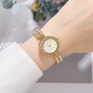 นาฬิกาควอทซ์หรูหราประดับเพชรสำหรับผู้หญิง นาฬิกาข้อมือผู้หญิง - Product Image 5