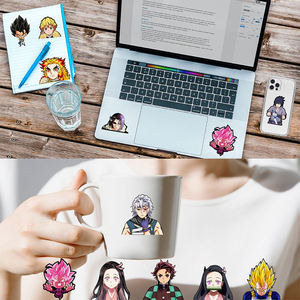 Autocollants de téléphone 3D lenticulaires promotionnels à effet animé, étanches, impression couleur intégrale, design <span class=keywords><strong>anime</strong></span> personnalisé, petit autocollant 3D à effet animé - Product Image 6