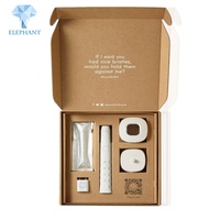 Boîte d'emballage pliable en carton ondulé de luxe personnalisée avec logo pour petits téléphones, vente en gros