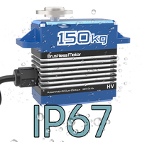 Servomoteur numérique à couple élevé 150 kg 12-16,8 V HV avec engrenages métalliques, moteur brushless CNC, étanche IP67, pièces pour avions RC industriels BP150BLS
