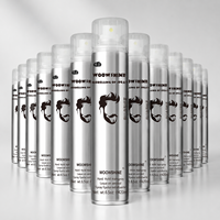 OEM ODM 420ml Laque pour cheveux en aérosol, tenue forte, protection thermique, texturisante pour cheveux bouclés et secs, étiquette privée, logo personnalisé