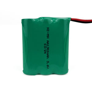 맞춤형 3.6V AA NiMH 1300mAh 충전식 배터리 팩 태양열 가로등 조경 조명에 대한 내열성 - Product Image 1
