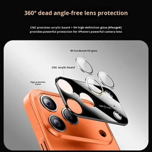 Custodia Protettiva Integrale per <span class=keywords><strong>Apple</strong></span> <span class=keywords><strong>iPhone</strong></span> 17 Pro Max e 17 AIR con Lente Magnetica Integrata e Anti-Caduta - Product Image 5