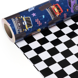 Custom Eco-Friendly Recyclable 70GSM Marble <b>Pattern</b> Art <b>Paper</b> Roll Double Side Coated PE Waterproof Digital Printing Packaging - Product Image 2